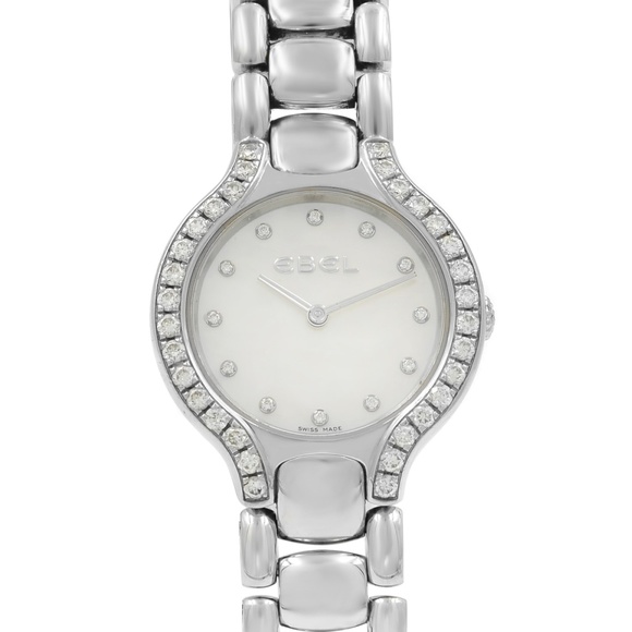 Beluga Steel Factory Diamonds Ladies Quartz Watch